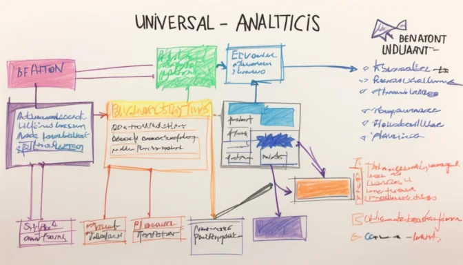 Universal Analytics Behavior Flow chart