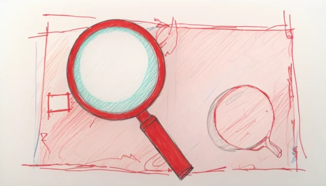 Red flag and magnifying glass highlighting the importance of understanding cloaking