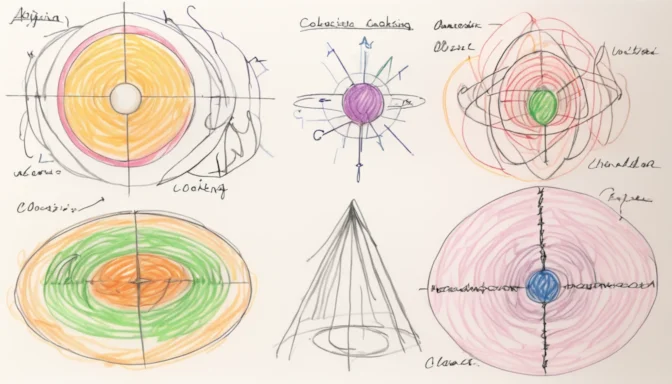 Scientific diagrams representing theories of electromagnetic and acoustic cloaking