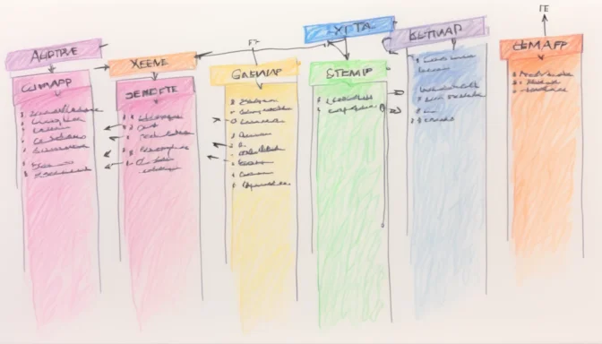 Example of XML sitemap code highlighting priority tags