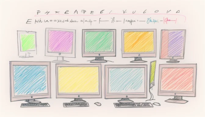 Computer screen displaying various file types and their sizes