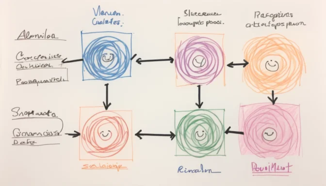 Comparison diagram between user flow and workflow