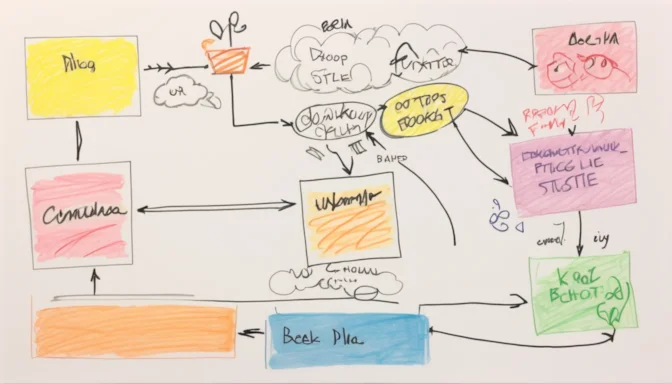 Illustration of various elements that make up a good user flow