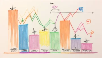 Graph illustrating the trends in direct traffic