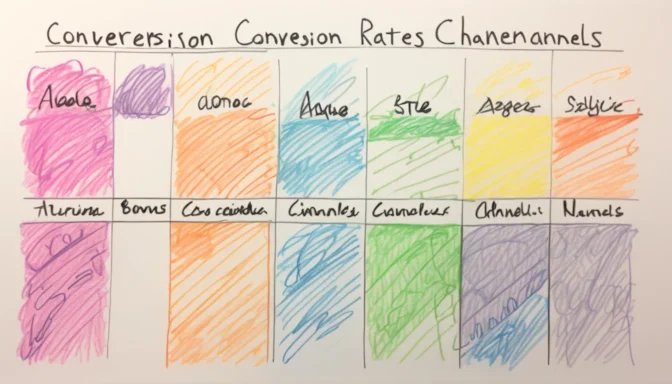 Comparative analysis of conversion rates across advertising channels