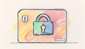 A secure lock icon on a credit card and digital payment logos