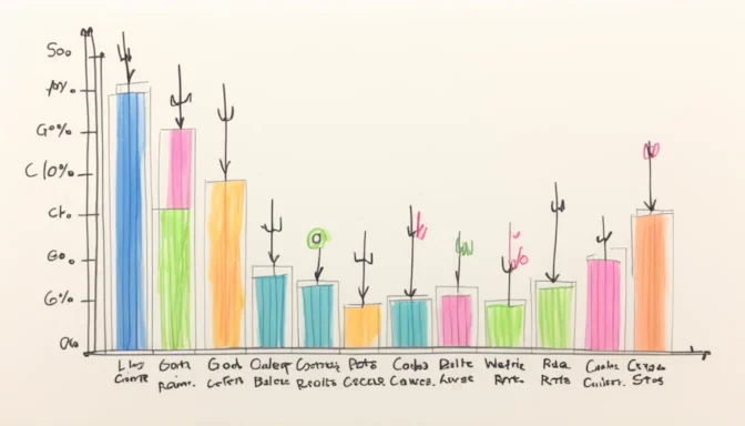 Bar graph depicting average vs good website conversion rates