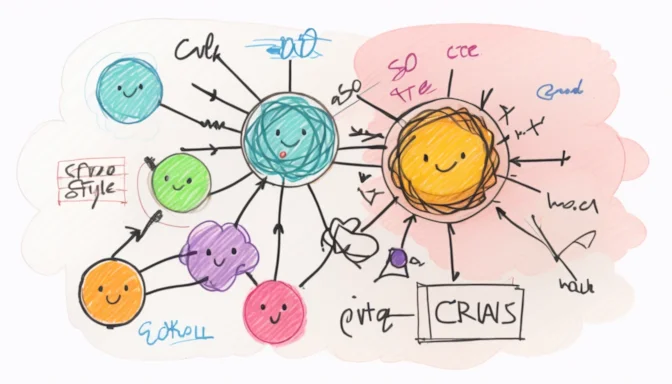 SEO icon and Core Web Vitals interacting