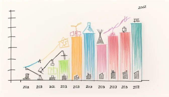 Bar graph of high-converting industries in 2023