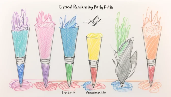 Critical rendering path optimization steps illustrated