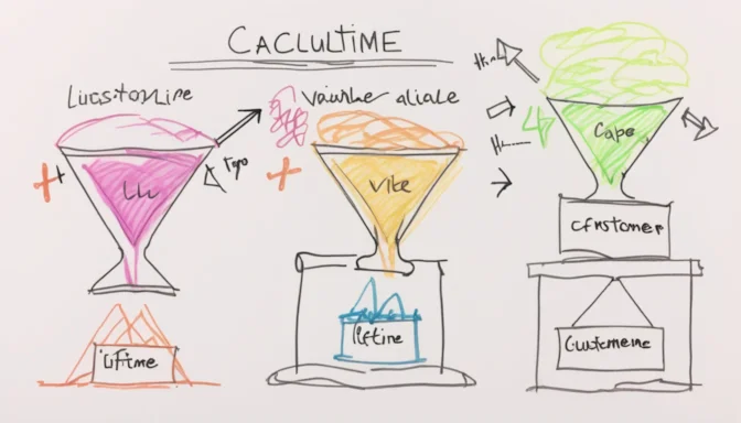 Formula for calculating Customer Lifetime Value