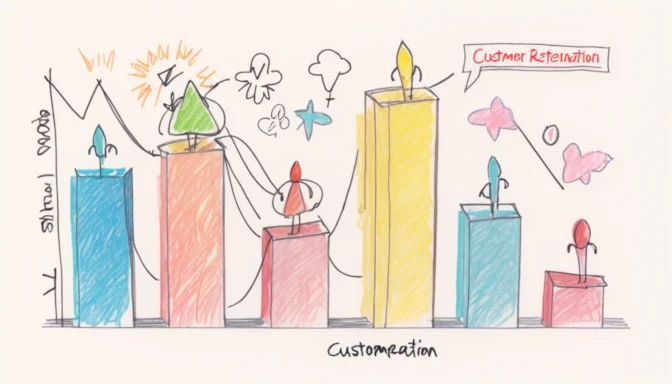 Importance of Customer Retention graph