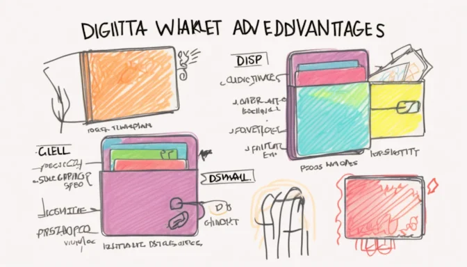 Digital wallet disadvantages infographic