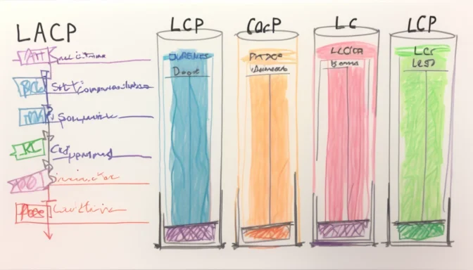 Comparison chart of LCP and FCP metrics