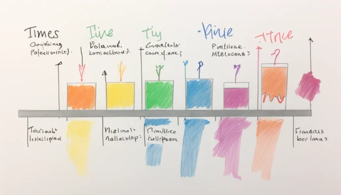 Timeline displaying Time to Interactive and First Contentful Paint milestones