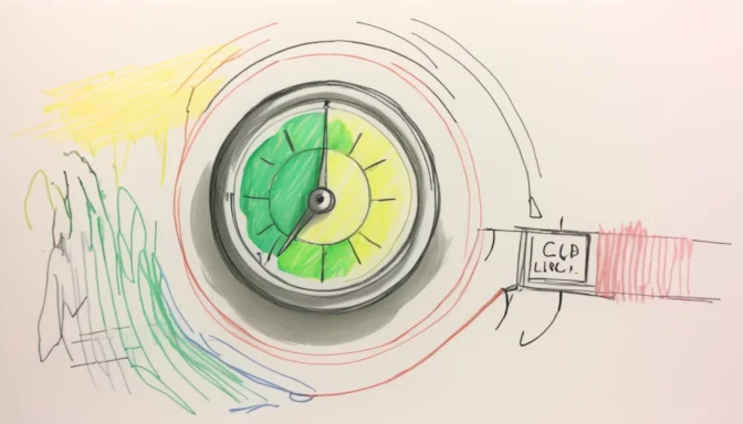 Gauge dial pointing to a green area marked 'Good LCP'