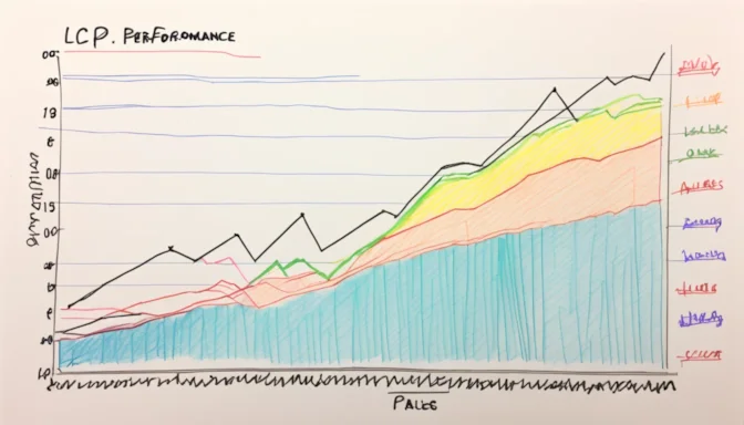 Graph illustrating LCP values and website performance