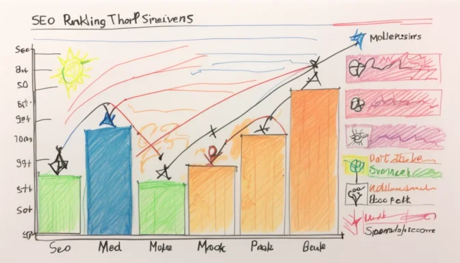 SEO ranking chart stressing mobile responsiveness