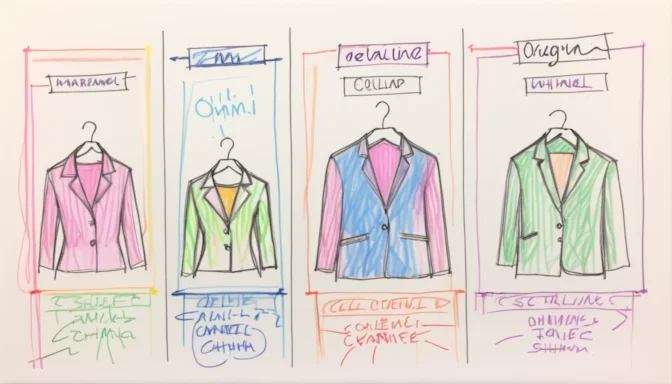 Comparative diagrams of multi-channel and omni-channel retailing