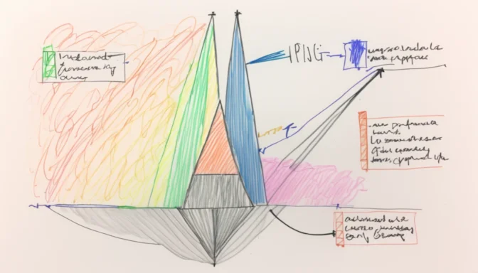 Diagram differentiating latency and ping