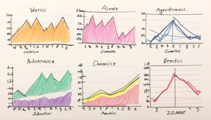 Graphs showing average website performance metrics