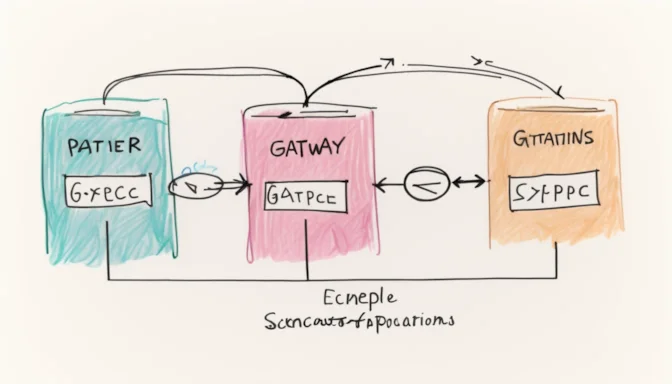 Simple illustration explaining payment gateways