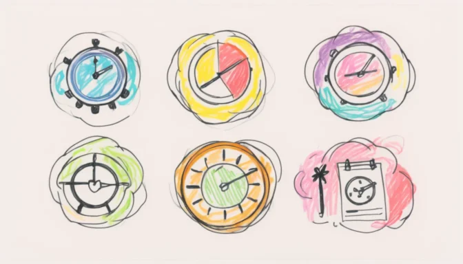 Five icons representing Work Performance Indicators