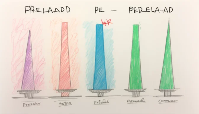 Comparison chart of preload and prerender