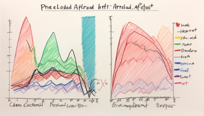 Graph indicating how preload and afterload affect cardiac output