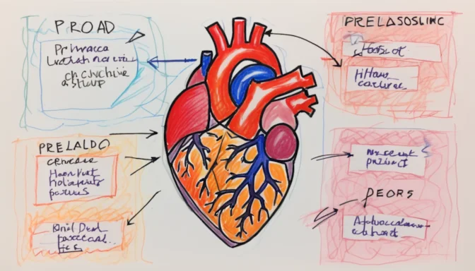 Image illustrating preload's role in congestive heart failure