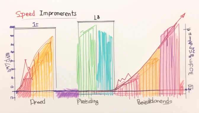 Graph showing speed improvements from preloading