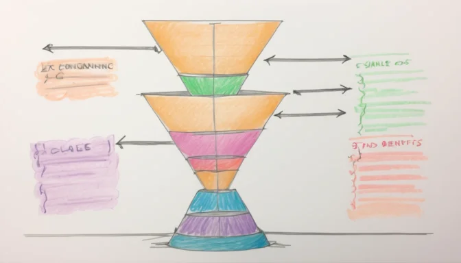 Scale balancing the cost and benefits of a sales funnel