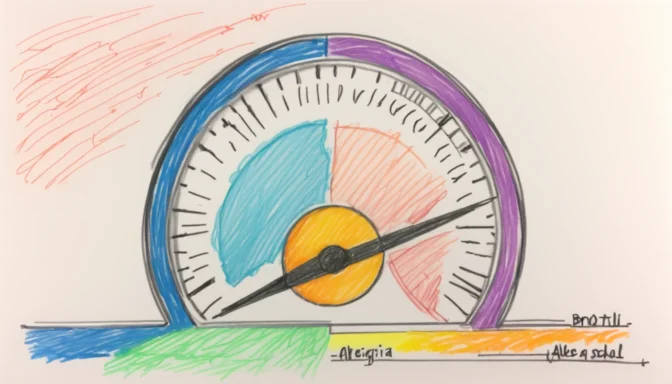 Speedometer indicating the speed advantages of Brotli over Gzip