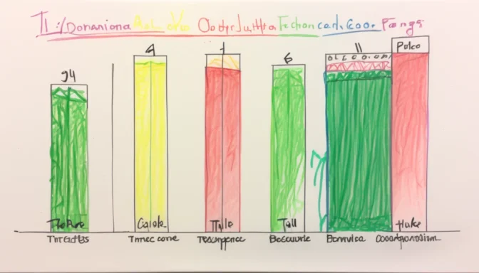 Color-coded chart showing TTI score ranges from green to red